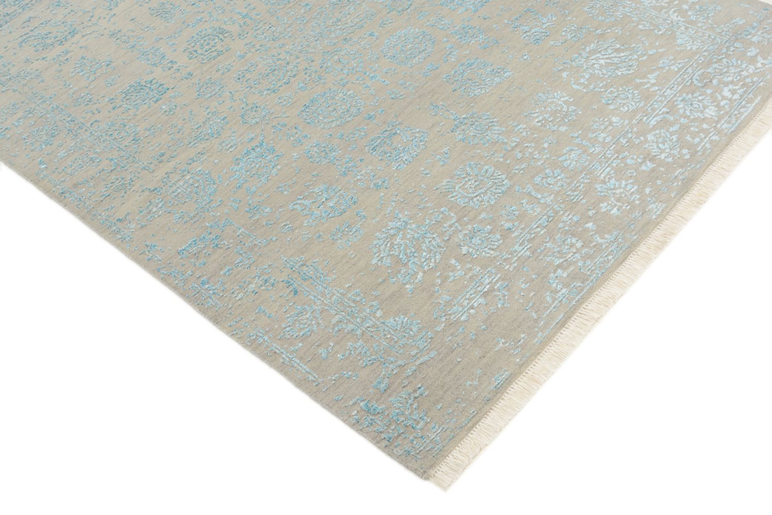 Designer tæppe - 177 x 124 cm - lysegrå