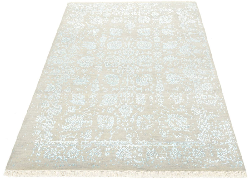 Designer tæppe - 177 x 124 cm - lysegrå