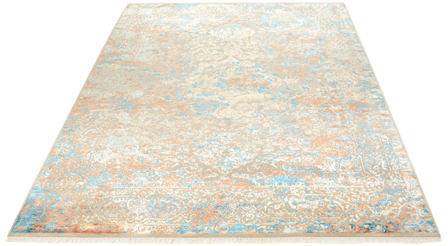 Designer tæppe - 298 x 246 cm - flerfarvet