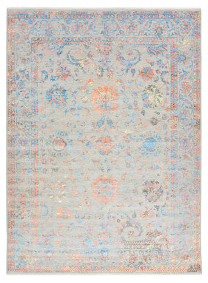 Designer tæppe - 366 x 271 cm - lyseblå