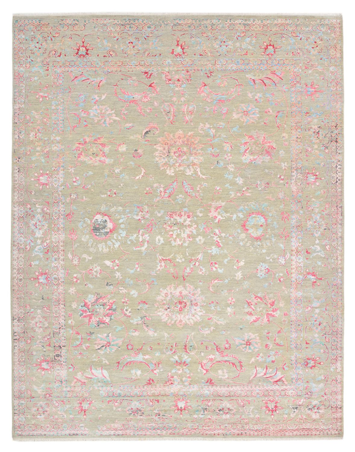 Designer tæppe - 349 x 276 cm - sand