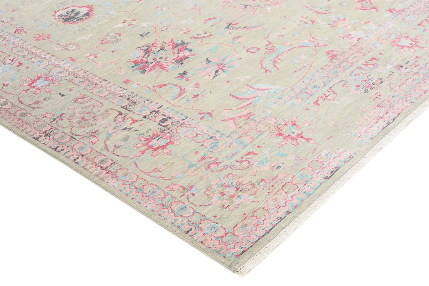 Designer tæppe - 349 x 276 cm - sand