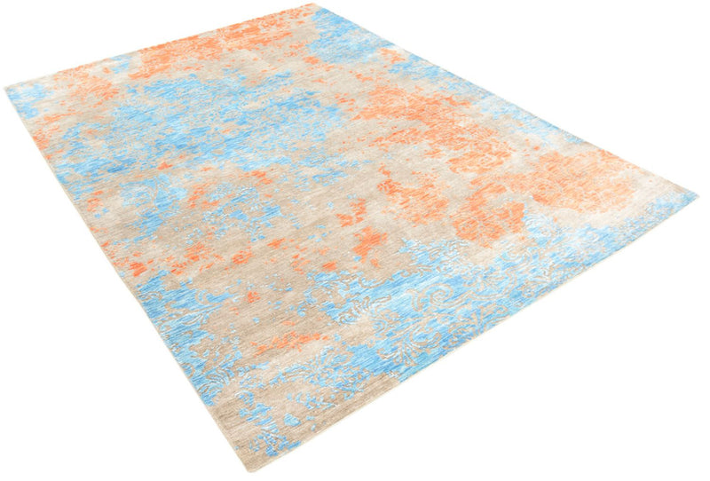 Designer tæppe - 243 x 175 cm - flerfarvet