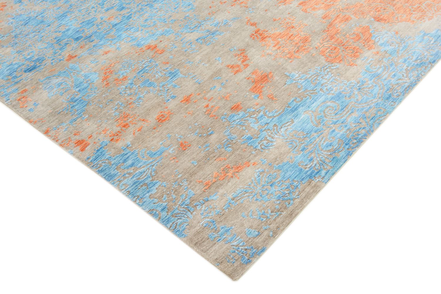 Designer tæppe - 243 x 175 cm - flerfarvet