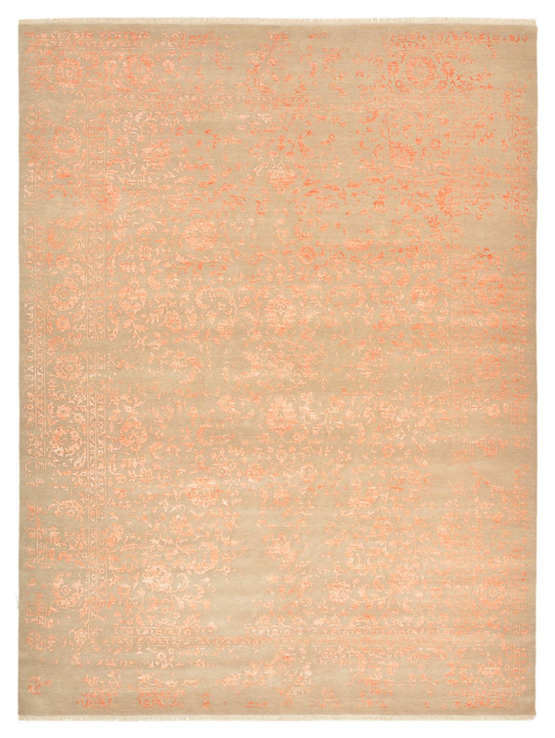 Designer tæppe - 393 x 300 cm - orange
