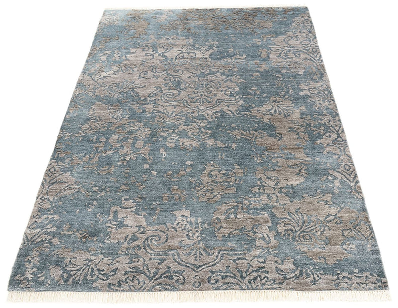 Designer tæppe - 177 x 121 cm - havblå