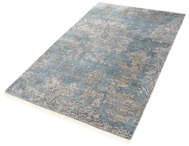 Designer tæppe - 177 x 121 cm - havblå