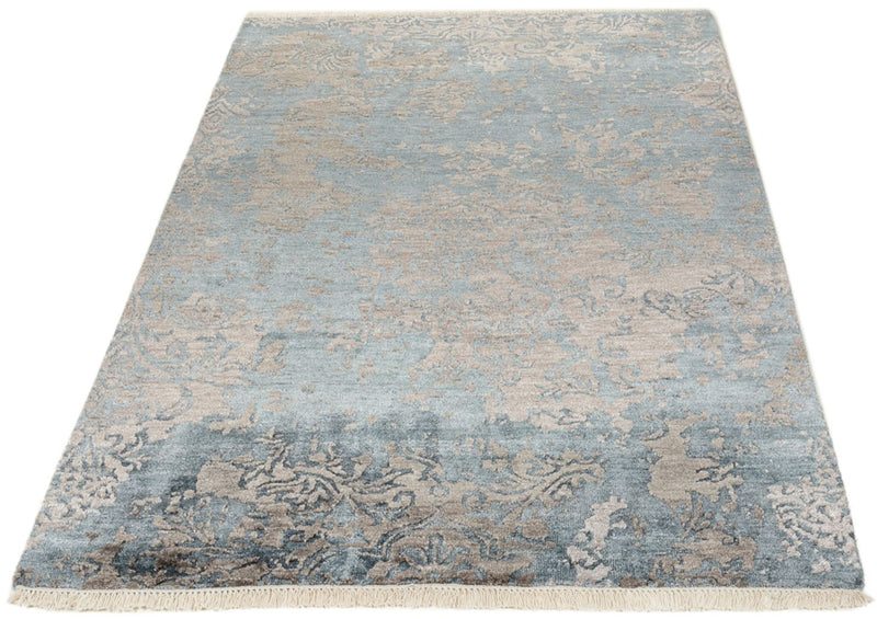 Designer tæppe - 177 x 121 cm - havblå