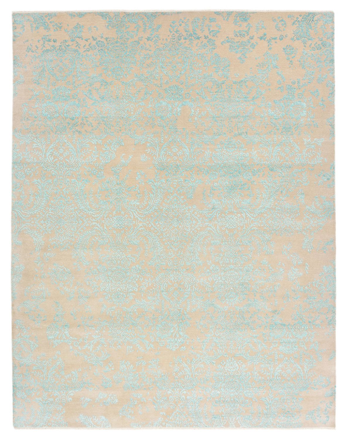 Designer tæppe - 309 x 244 cm - aqua