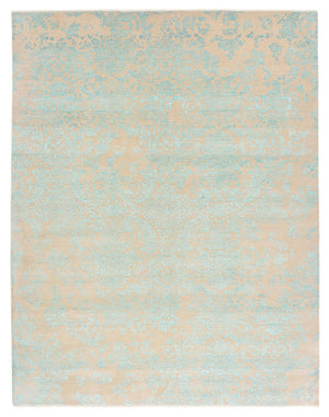 Designer tæppe - 309 x 244 cm - aqua