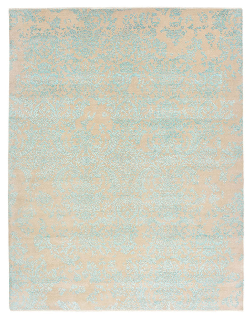 Designer tæppe - 309 x 244 cm - aqua