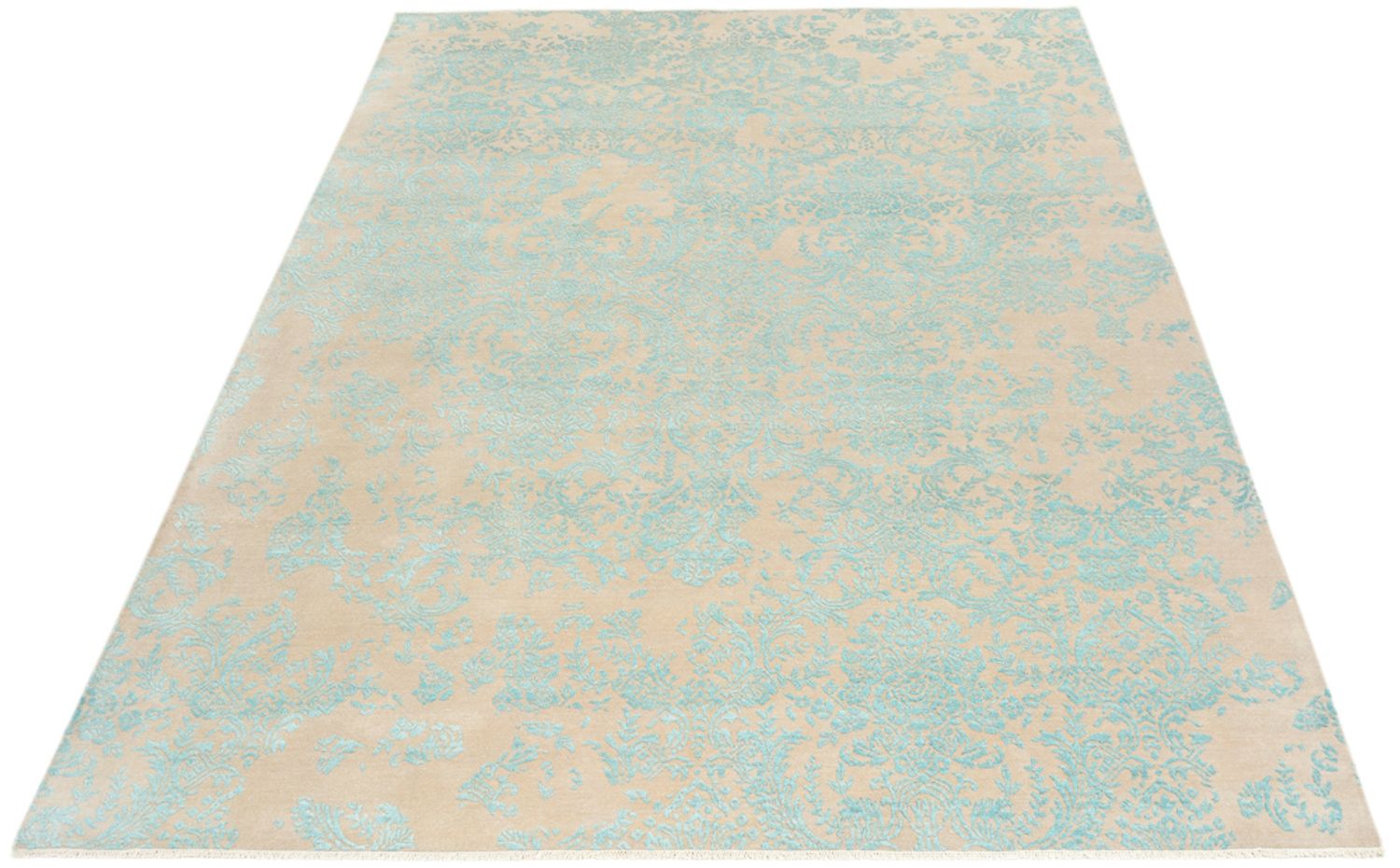 Designer tæppe - 309 x 244 cm - aqua