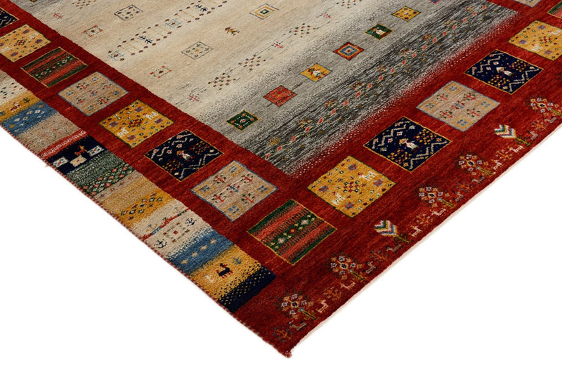 Gabbeh-tæppe - Loribaft Indus - 204 x 150 cm - flerfarvet