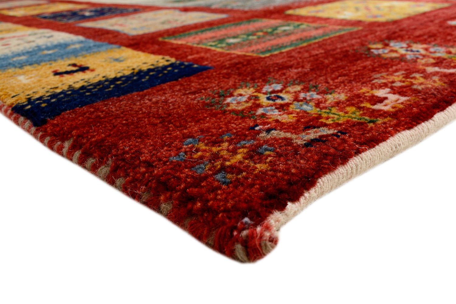 Gabbeh-tæppe - Loribaft Indus - 204 x 150 cm - flerfarvet
