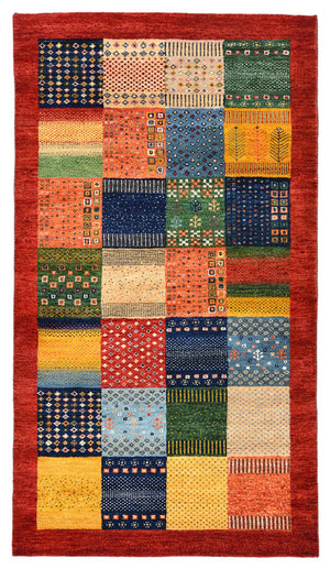 Gabbeh-tæppe - Loribaft Indus - 162 x 91 cm - flerfarvet