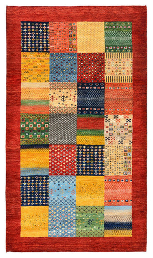 Gabbeh-tæppe - Loribaft Indus - 163 x 96 cm - flerfarvet