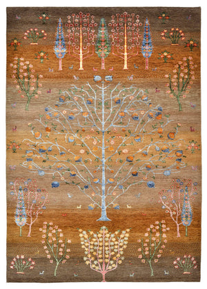 Gabbeh-tæppe - Loribaft Indus - 244 x 174 cm - flerfarvet
