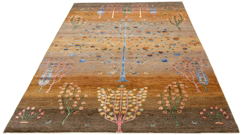 Gabbeh-tæppe - Loribaft Indus - 244 x 174 cm - flerfarvet