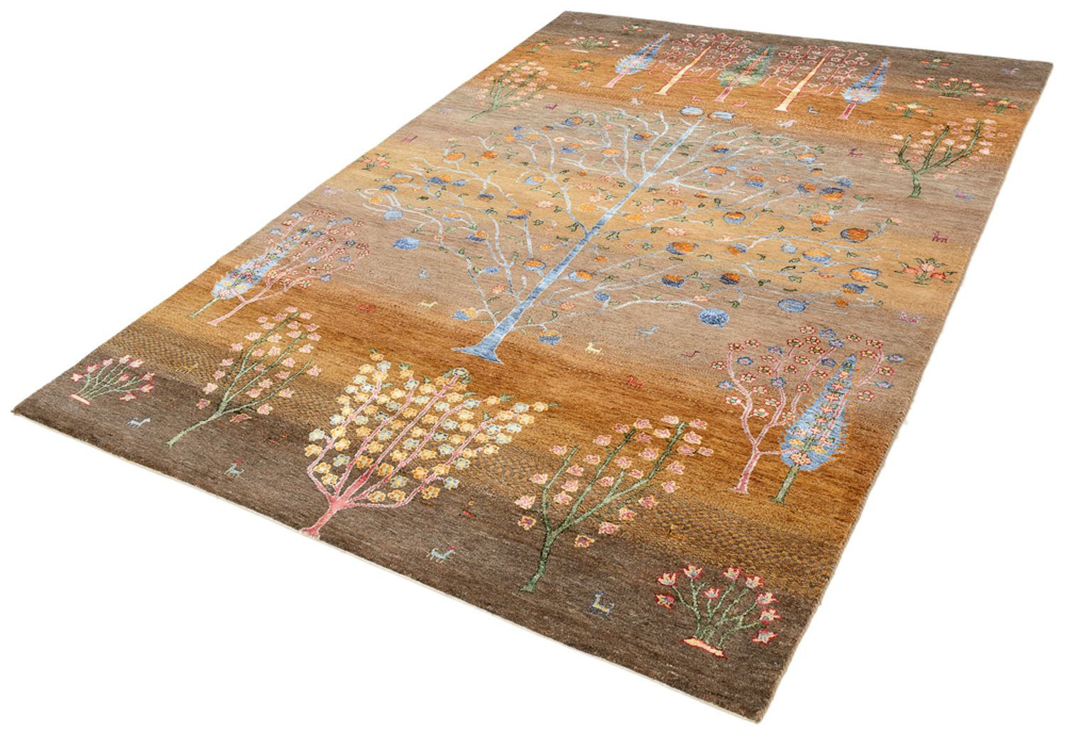 Gabbeh-tæppe - Loribaft Indus - 244 x 174 cm - flerfarvet