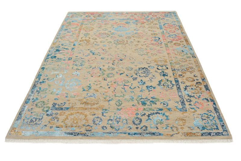 Designer tæppe - 234 x 175 cm - mørk beige