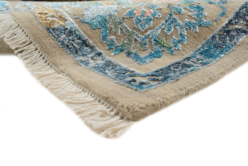 Designer tæppe - 234 x 175 cm - mørk beige