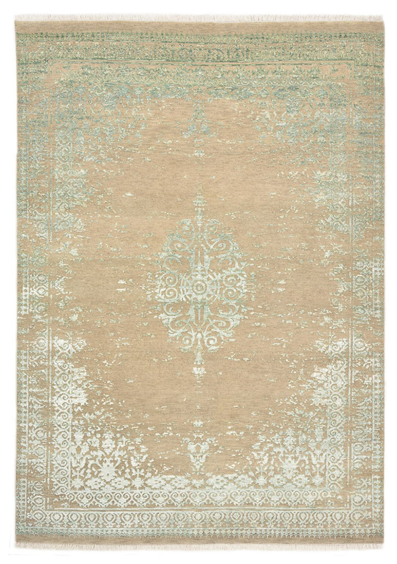 Designer tæppe - 243 x 172 cm - mørk beige