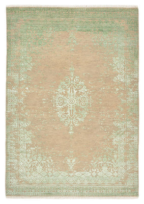 Designer tæppe - 239 x 171 cm - mørk beige