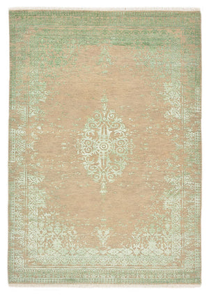 Designer tæppe - 239 x 171 cm - mørk beige