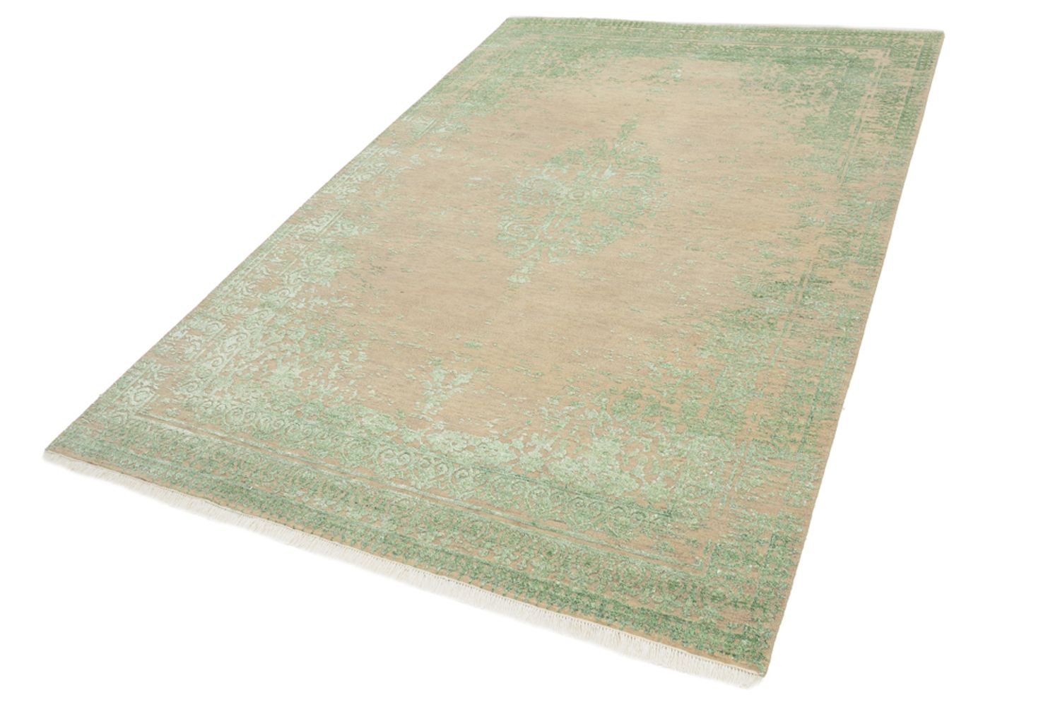 Designer tæppe - 239 x 171 cm - mørk beige