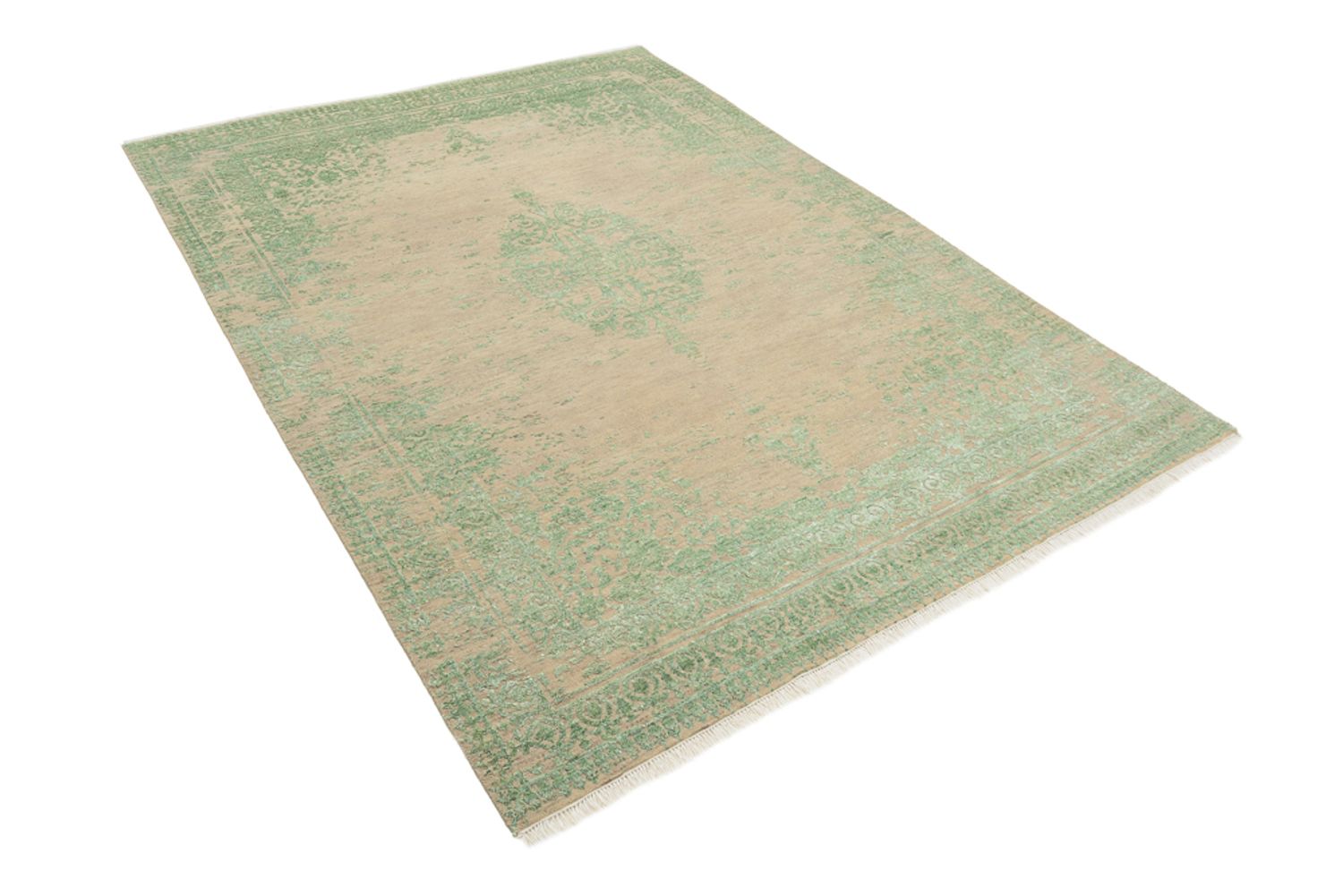 Designer tæppe - 239 x 171 cm - mørk beige