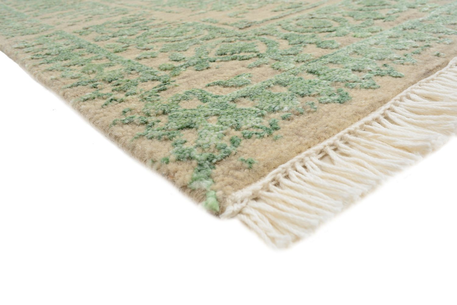 Designer tæppe - 239 x 171 cm - mørk beige