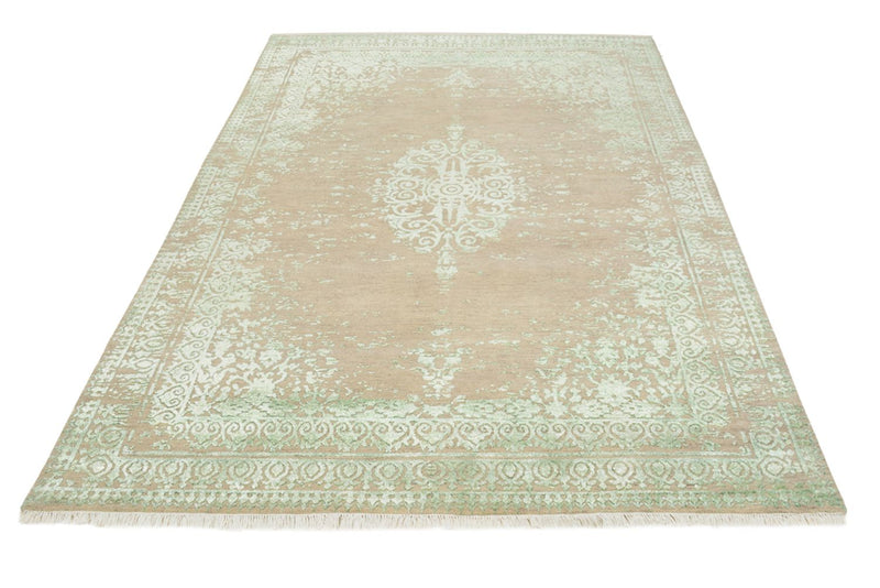 Designer tæppe - 239 x 171 cm - mørk beige