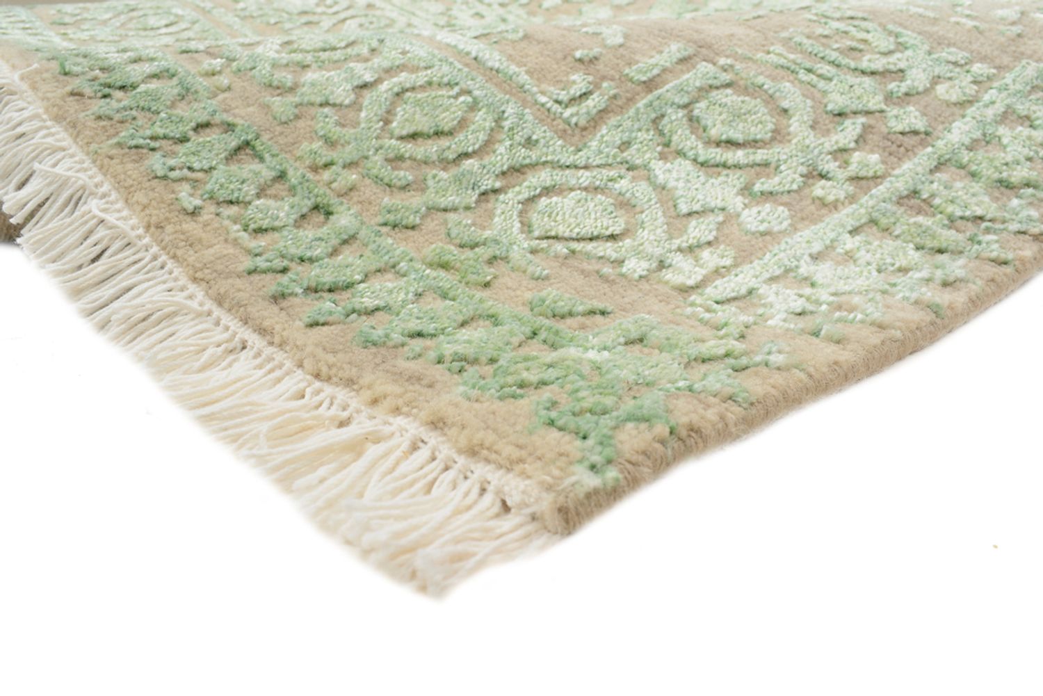 Designer tæppe - 239 x 171 cm - mørk beige