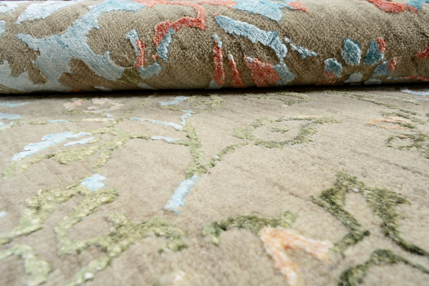 Designer tæppe - 349 x 259 cm - sand