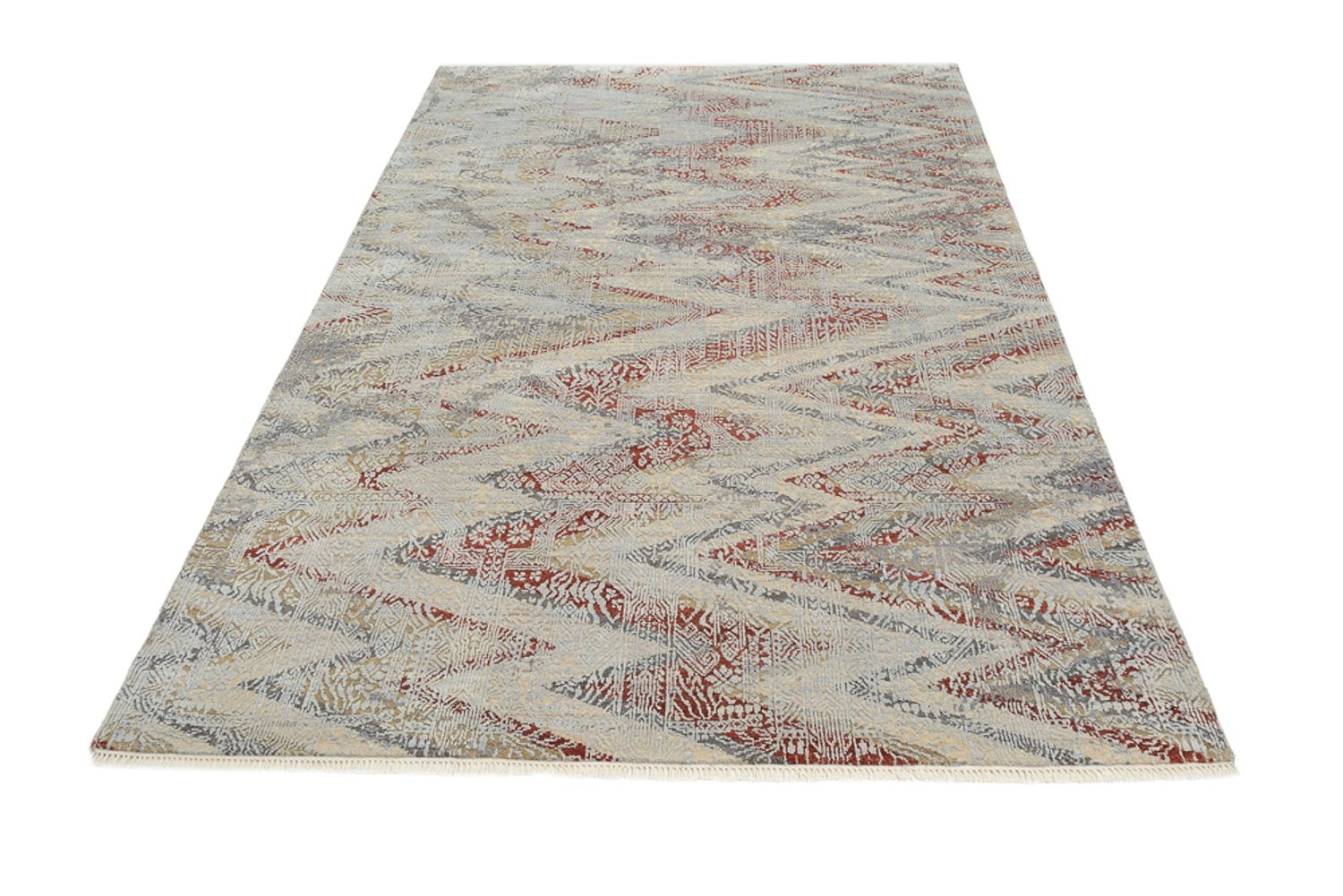 Designer tæppe - 247 x 166 cm - flerfarvet