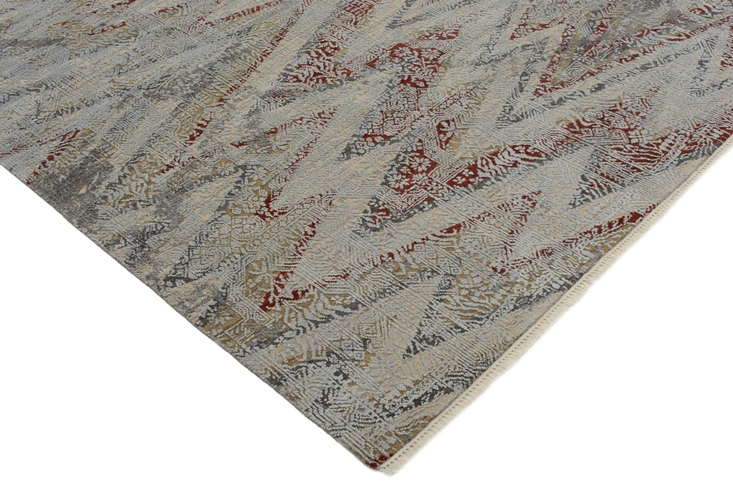 Designer tæppe - 247 x 166 cm - flerfarvet