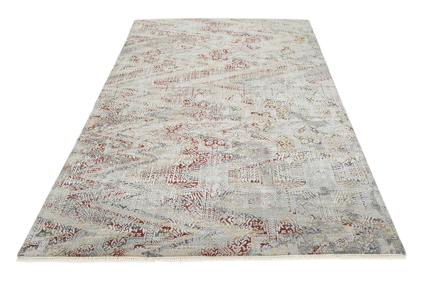 Designer tæppe - 247 x 166 cm - flerfarvet