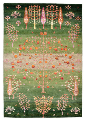 Gabbeh-tæppe - Loribaft Indus - 246 x 171 cm - flerfarvet