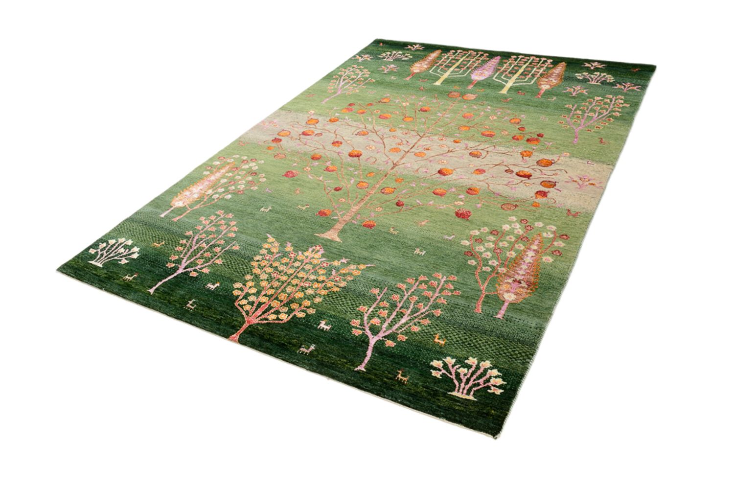 Gabbeh-tæppe - Loribaft Indus - 246 x 171 cm - flerfarvet