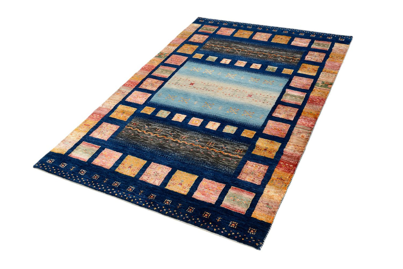 Indo Loribaft Tæppe 187x125cm - Uldtæppe