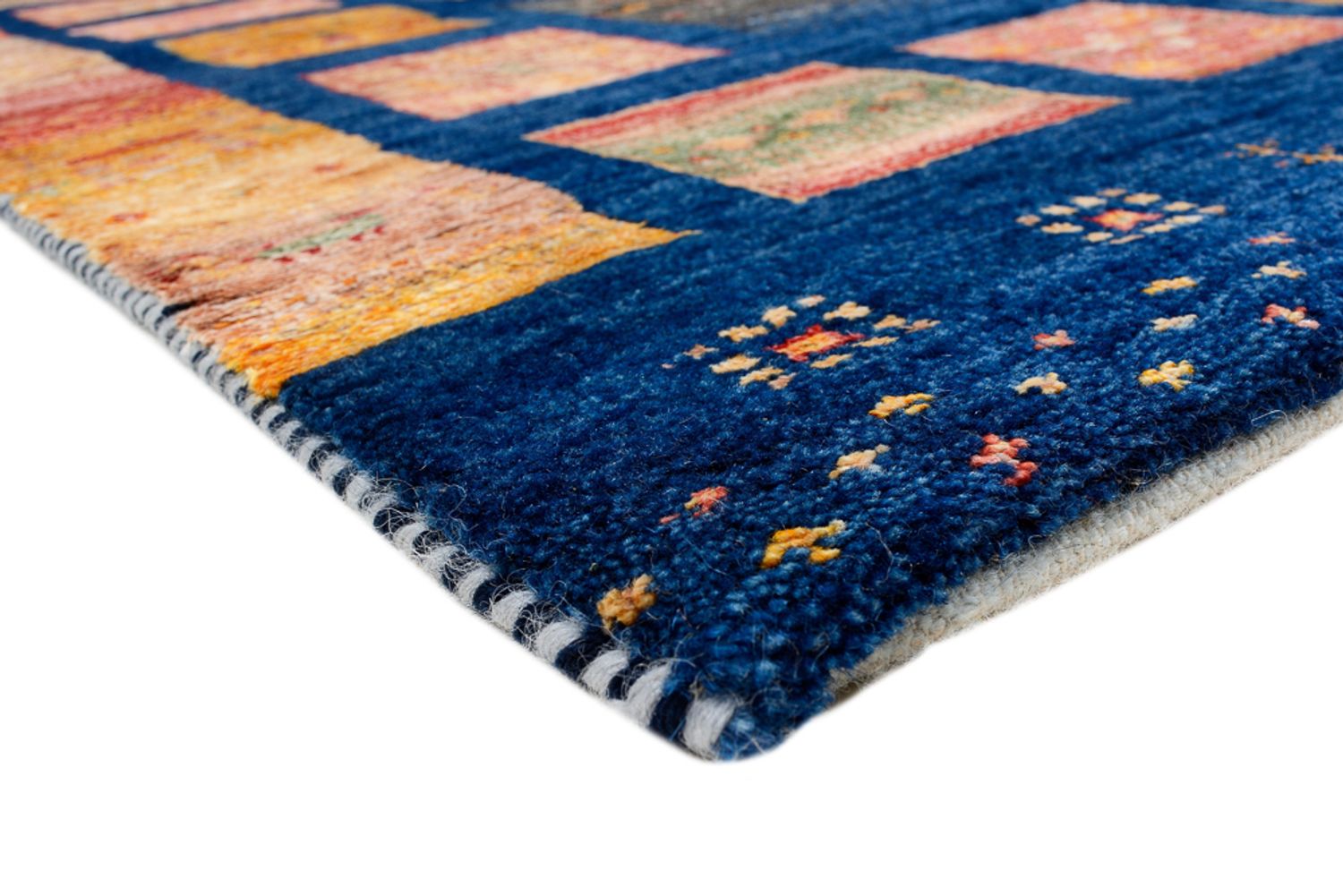 Gabbeh-tæppe - Loribaft Indus - 187 x 125 cm - flerfarvet