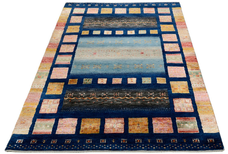 Gabbeh-tæppe - Loribaft Indus - 187 x 125 cm - flerfarvet