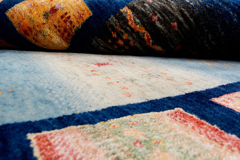 Gabbeh-tæppe - Loribaft Indus - 187 x 125 cm - flerfarvet