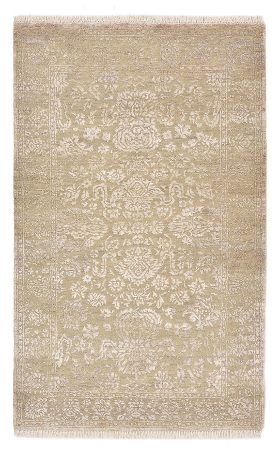 Designer tæppe - 153 x 94 cm - mørk beige
