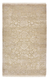 Designer tæppe - 153 x 94 cm - mørk beige