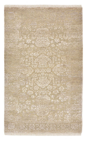 Designer tæppe - 153 x 94 cm - mørk beige