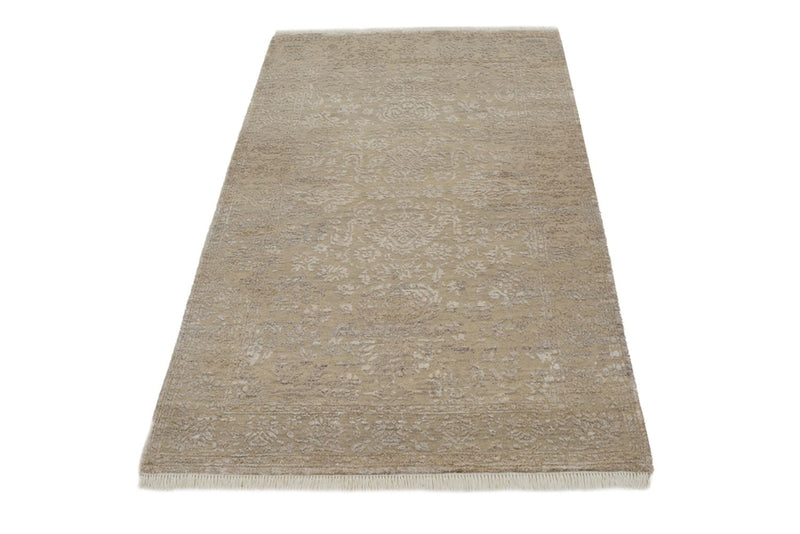 Designer tæppe - 153 x 94 cm - mørk beige