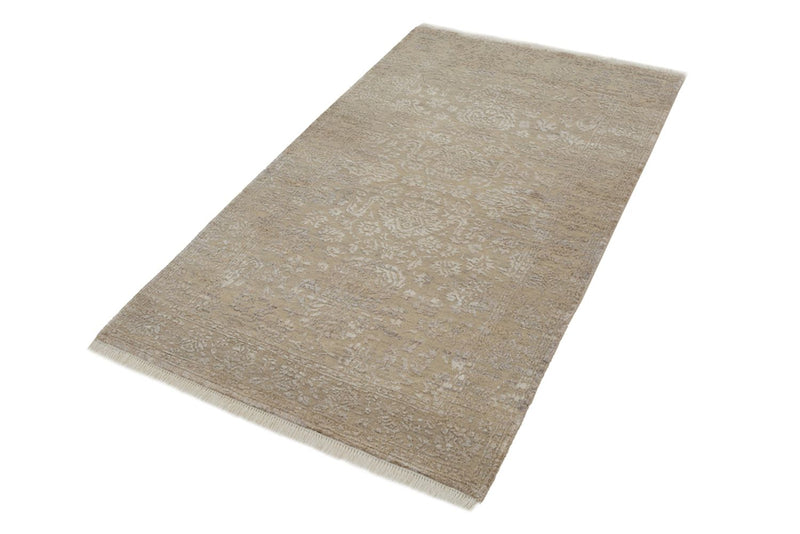 Designer tæppe - 153 x 94 cm - mørk beige