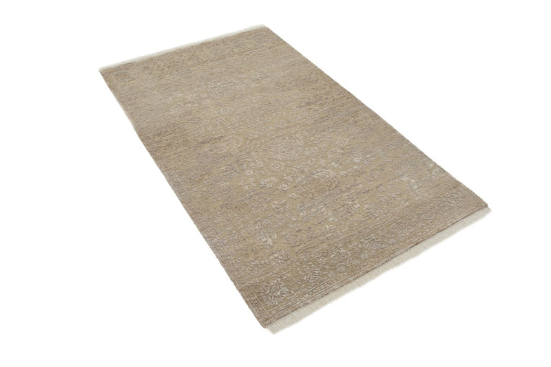Designer tæppe - 153 x 94 cm - mørk beige