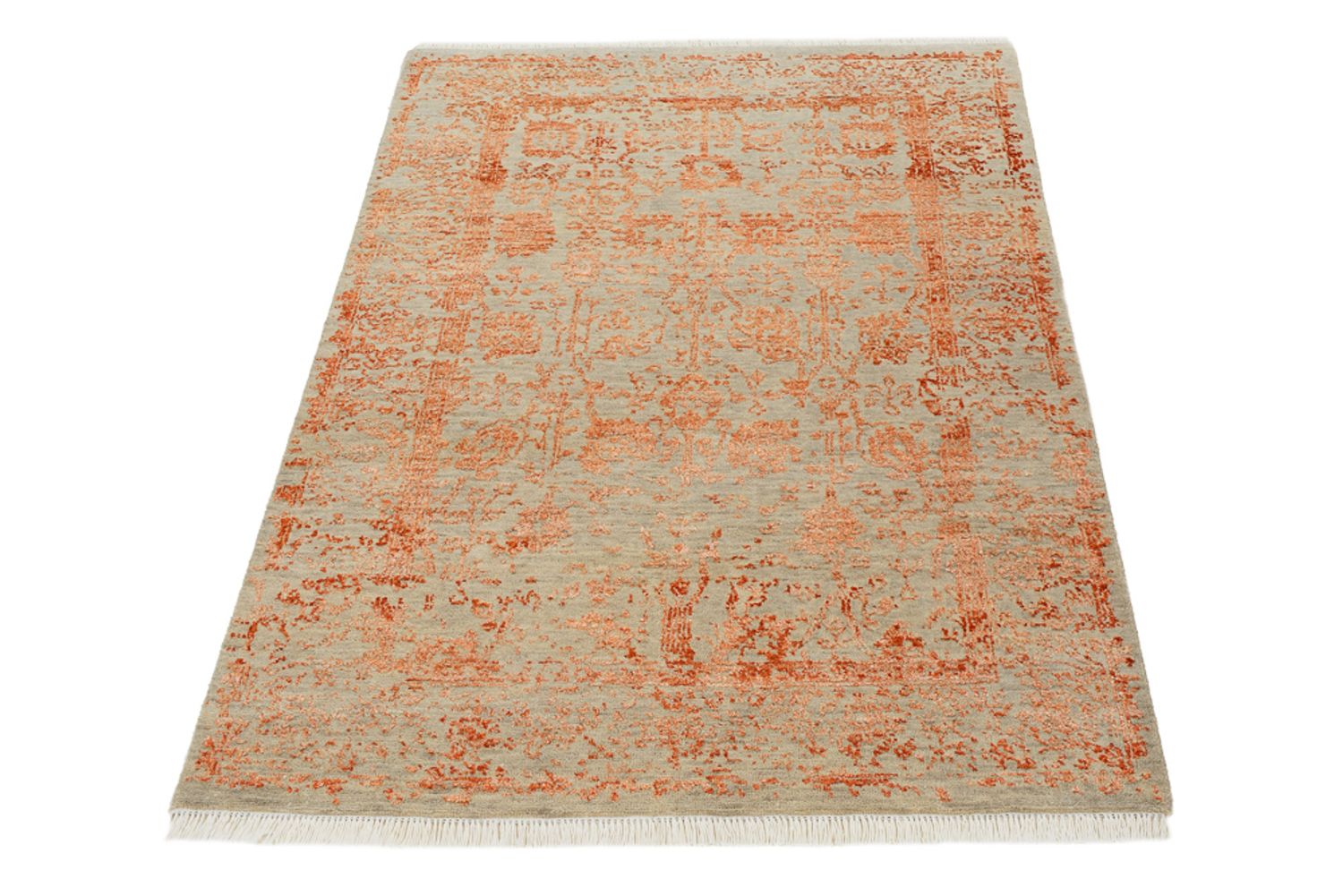 Designer tæppe - 148 x 103 cm - mørkegrå